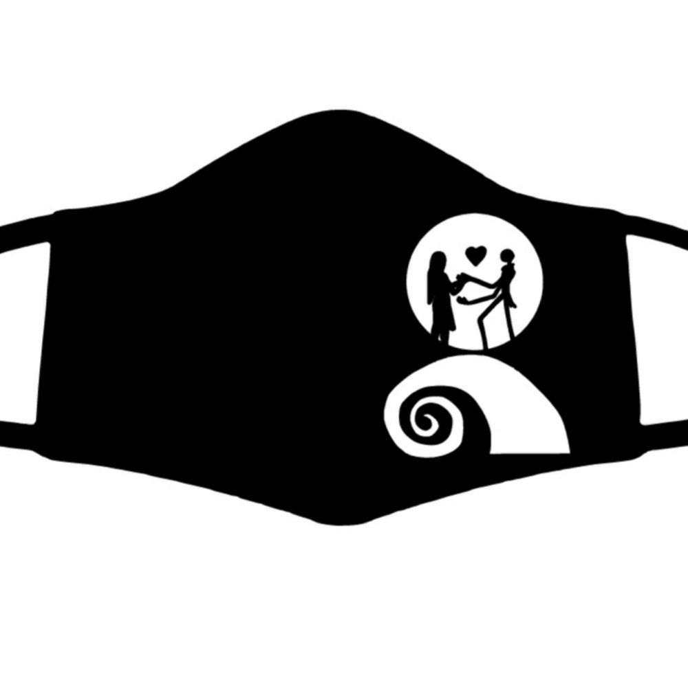 Jack & Sally Custom Adult Mask